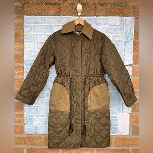 ALTUZARRA REVERSIBLE QUILTED COAT SIZE 34/4